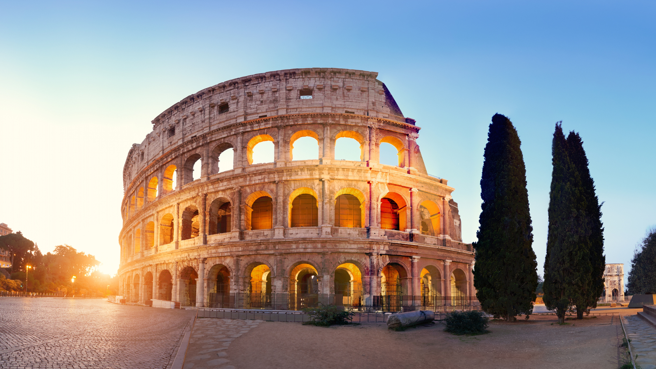 Colosseum at sunrise- Italy