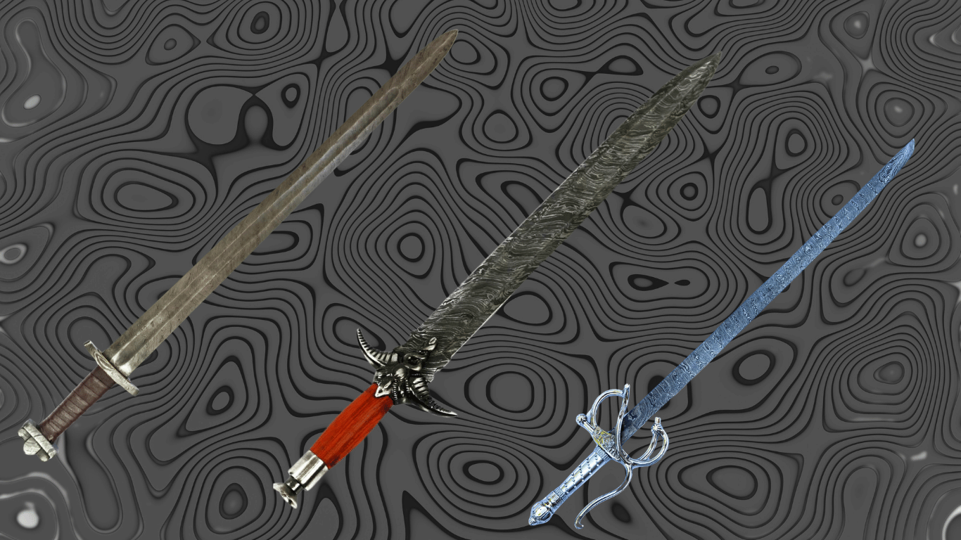 Damascus steel Swords